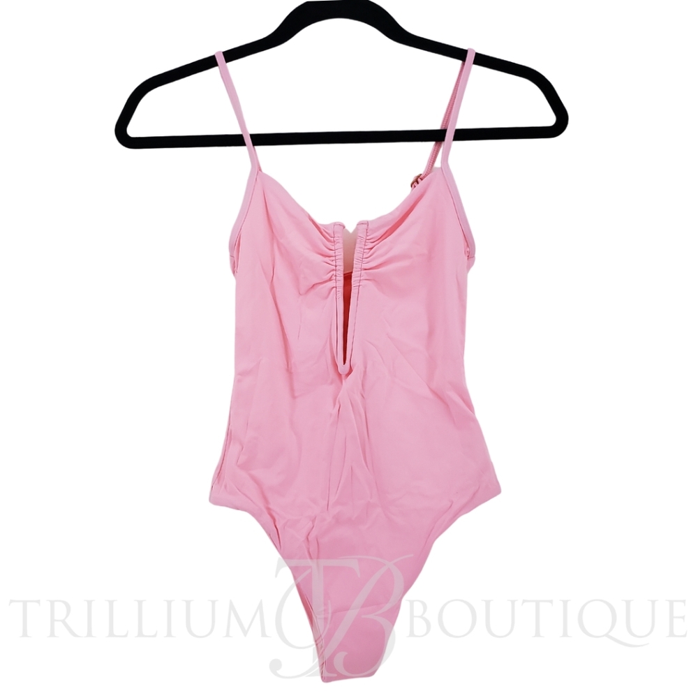 L SPACE Women's Made In Usa Roxanne One-piece Bitsy Swimsuit NWT!